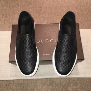 Gucci Authentic Mens Dublin Slip-On Black